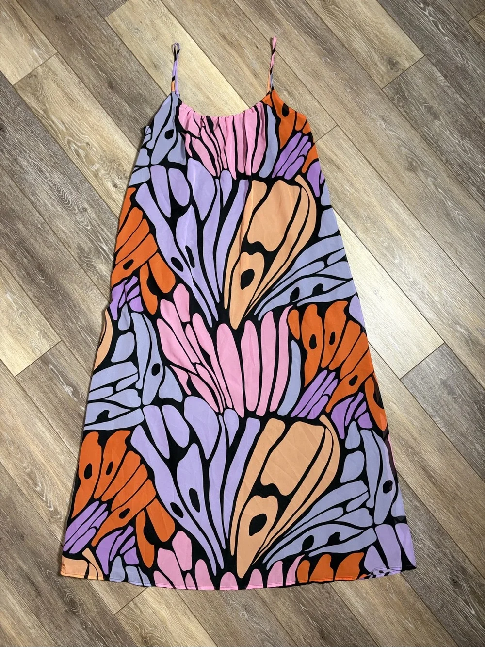 Sam Edelman Butterfly Trapeze Maxi Dress - Picture 2 of 13